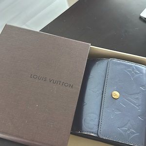 Louis Vuitton wallet in beautiful blue